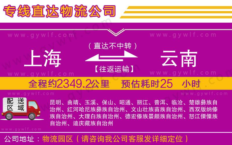 上海到云南貨運(yùn)專線 上海到云南貨運(yùn)專線