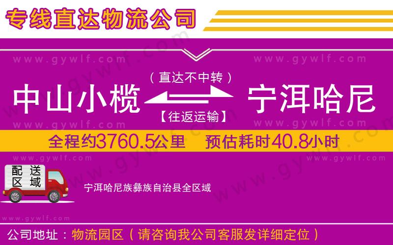 中山小欖到寧洱哈尼族彝族自治縣物流公司 中山小欖到寧洱哈尼族彝族自治縣物流公司