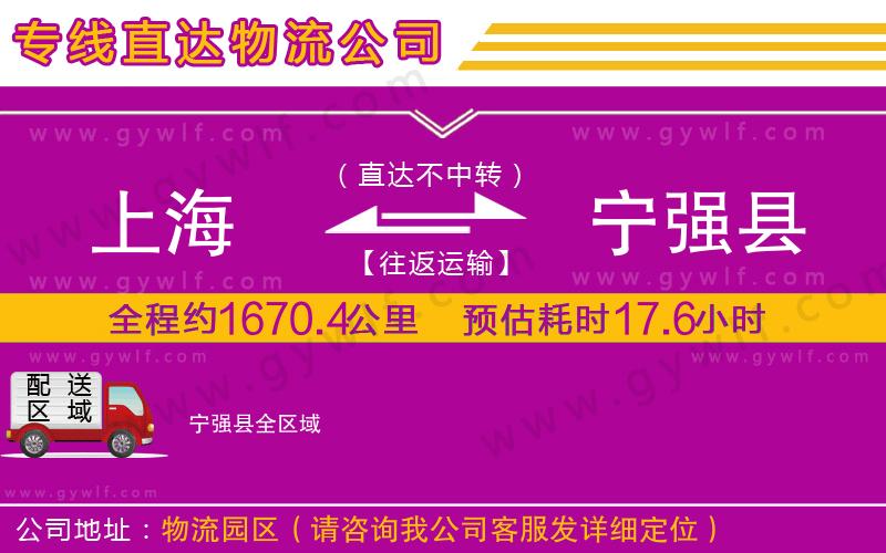 上海到寧強(qiáng)縣物流專線 上海到寧強(qiáng)縣物流專線