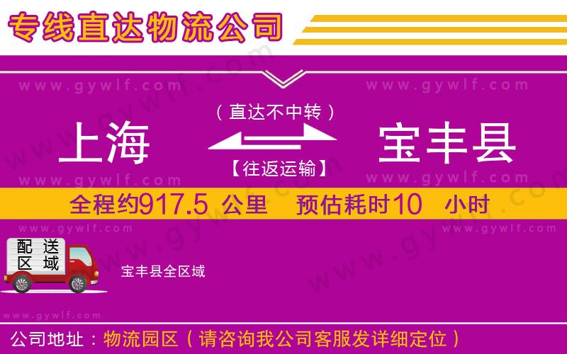 上海到寶豐縣物流專線 上海到寶豐縣物流專線