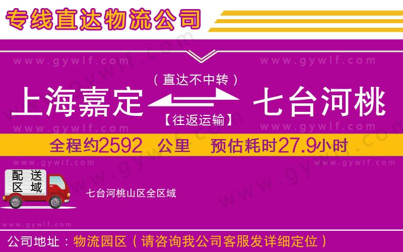 上海嘉定區(qū)到七臺河桃山區(qū)物流公司 上海嘉定區(qū)到七臺河桃山區(qū)物流公司