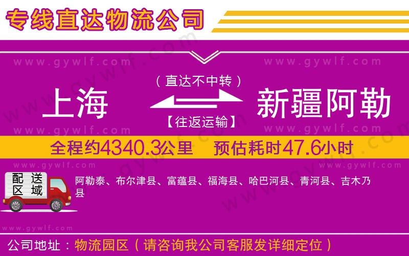 上海到新疆阿勒泰地區(qū)貨運(yùn)公司 上海到新疆阿勒泰地區(qū)貨運(yùn)公司