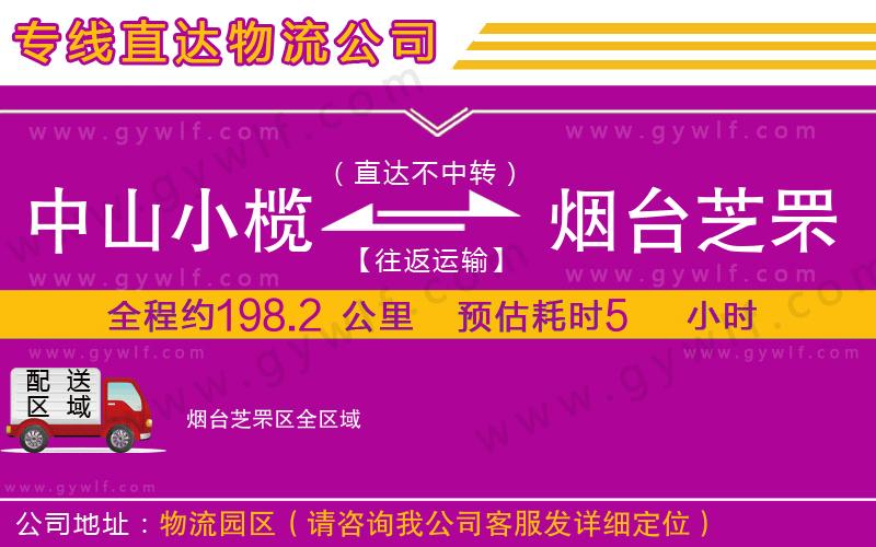 中山小欖到煙臺芝罘區(qū)物流公司 中山小欖到煙臺芝罘區(qū)物流公司