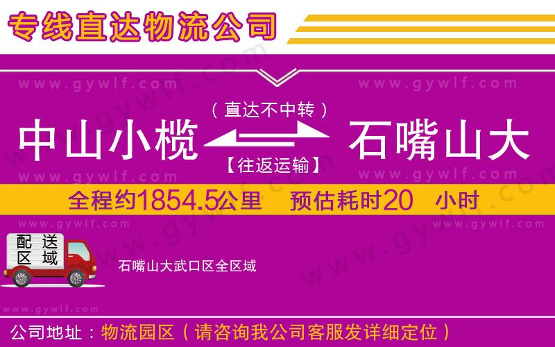 中山小欖到石嘴山大武口區(qū)物流公司 中山小欖到石嘴山大武口區(qū)物流公司