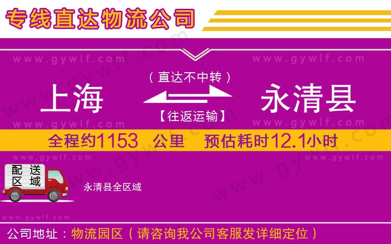 上海到永清縣貨運(yùn)專線 上海到永清縣貨運(yùn)專線
