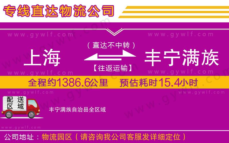 上海到豐寧滿族自治縣貨運專線 上海到豐寧滿族自治縣貨運專線