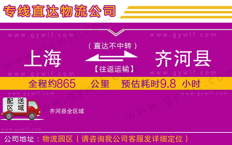 上海到齊河縣貨運(yùn)專線 上海到齊河縣貨運(yùn)專線