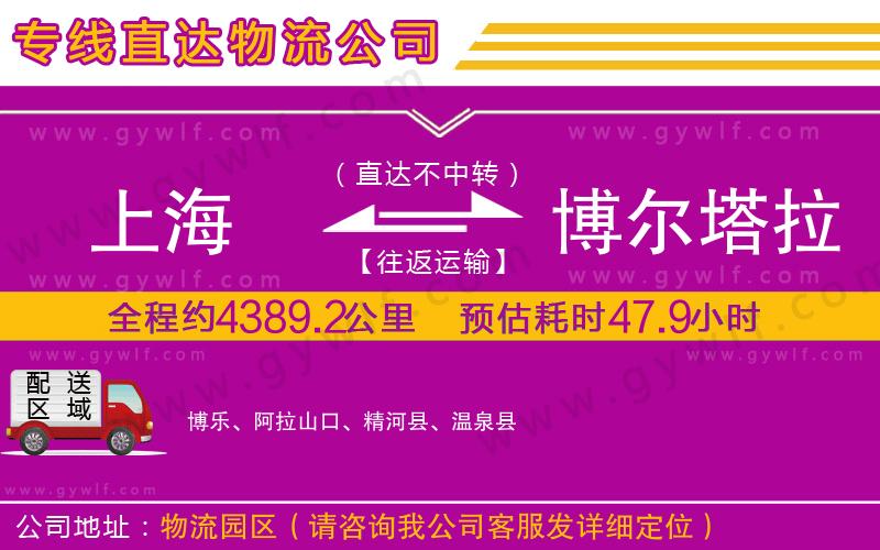 上海到博爾塔拉蒙古自治州物流專線 上海到博爾塔拉蒙古自治州物流專線