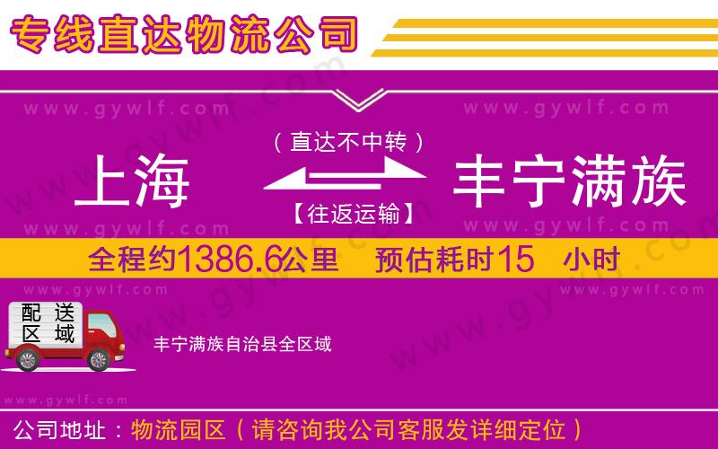 上海到豐寧滿族自治縣物流專線 上海到豐寧滿族自治縣物流專線