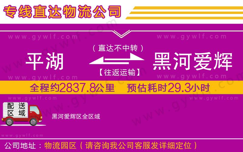 平湖到黑河愛輝區(qū)物流公司 平湖到黑河愛輝區(qū)物流公司