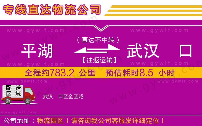 平湖到武漢硚口區(qū)物流公司 平湖到武漢硚口區(qū)物流公司