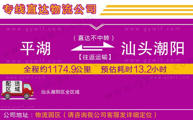平湖到汕頭潮陽區(qū)物流公司 平湖到汕頭潮陽區(qū)物流公司
