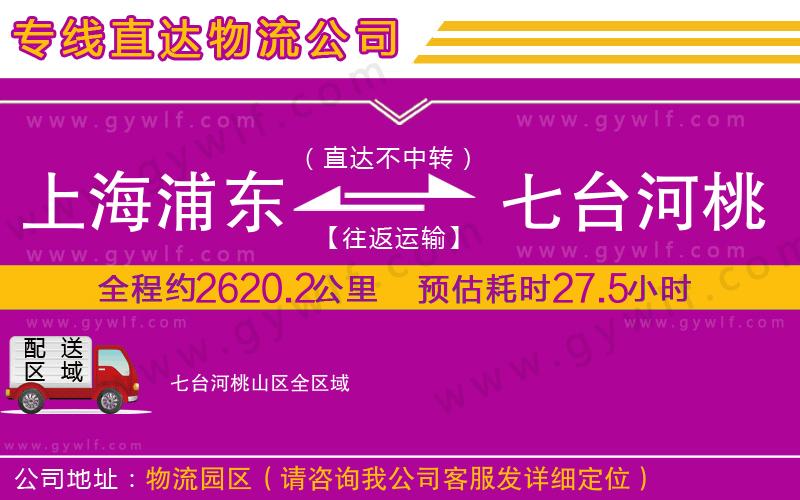 上海浦東區(qū)到七臺(tái)河桃山區(qū)物流公司 上海浦東區(qū)到七臺(tái)河桃山區(qū)物流公司