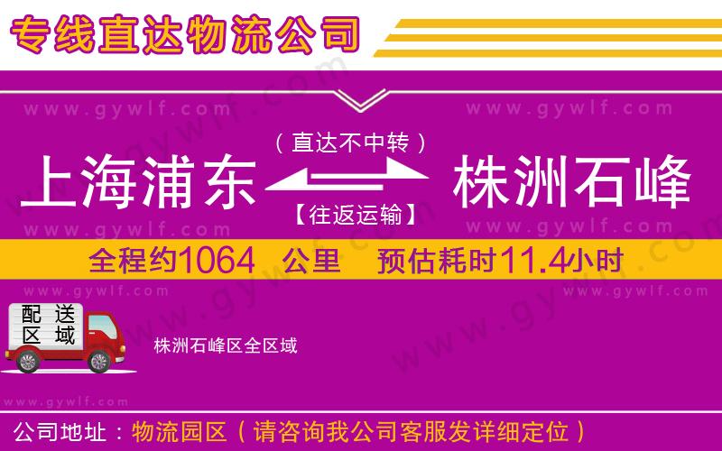 上海浦東區(qū)到株洲石峰區(qū)物流公司 上海浦東區(qū)到株洲石峰區(qū)物流公司