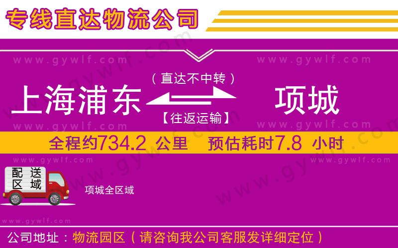 上海浦東區(qū)到項(xiàng)城物流公司 上海浦東區(qū)到項(xiàng)城物流公司