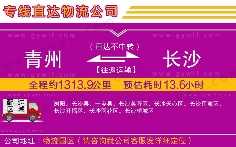 青州到長沙物流公司 青州到長沙物流公司