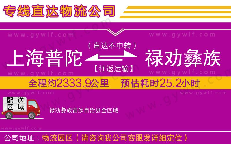 上海普陀區(qū)到祿勸彝族苗族自治縣物流公司 上海普陀區(qū)到祿勸彝族苗族自治縣物流公司