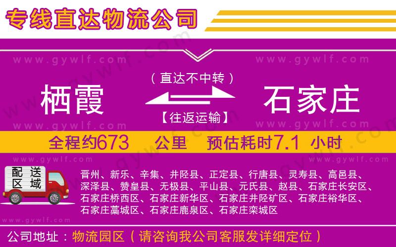 棲霞到石家莊物流公司 棲霞到石家莊物流公司