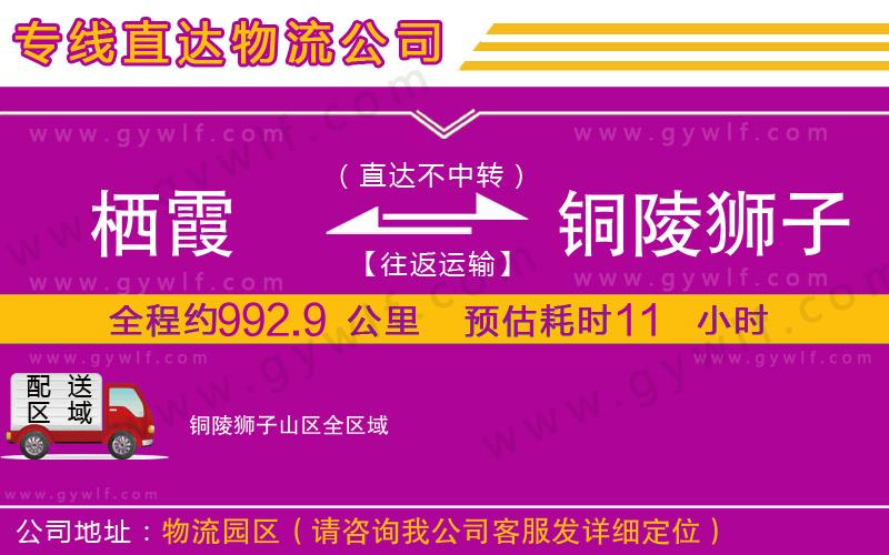 棲霞到銅陵獅子山區(qū)物流公司 棲霞到銅陵獅子山區(qū)物流公司