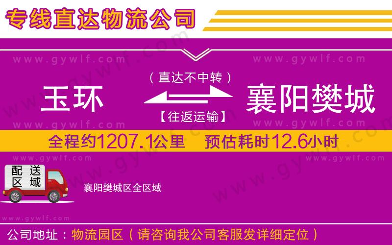 玉環(huán)到襄陽樊城區(qū)物流公司 玉環(huán)到襄陽樊城區(qū)物流公司